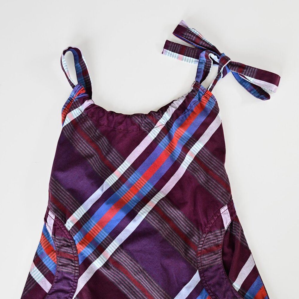 Vintage Diesel (Archival 55DSL) Y2K Plaid Mini Dress-Size Small - Picture 6 of 14
